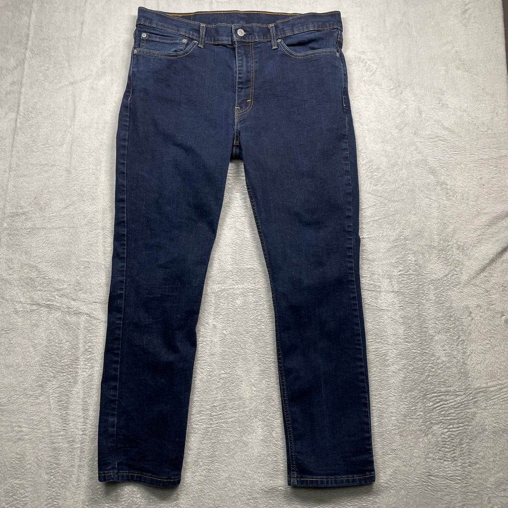 Levis 511 Slim Fit Jeans Mens 36x30 Dark Wash Indigo Stretch Denim